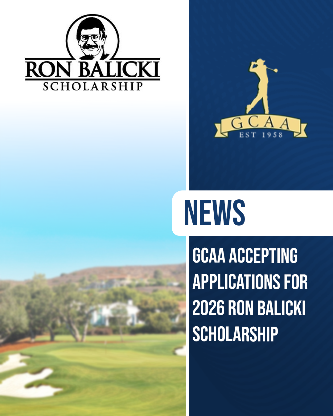 GCAA Accepting Applications for the 2026 Ron Balicki Scholarship