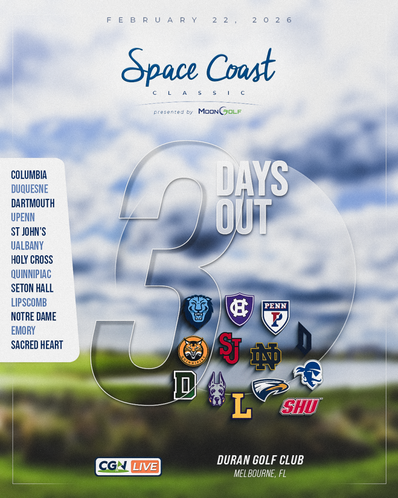 Space Coast Classic Presented by MoonGolf Three Days Out Graphic