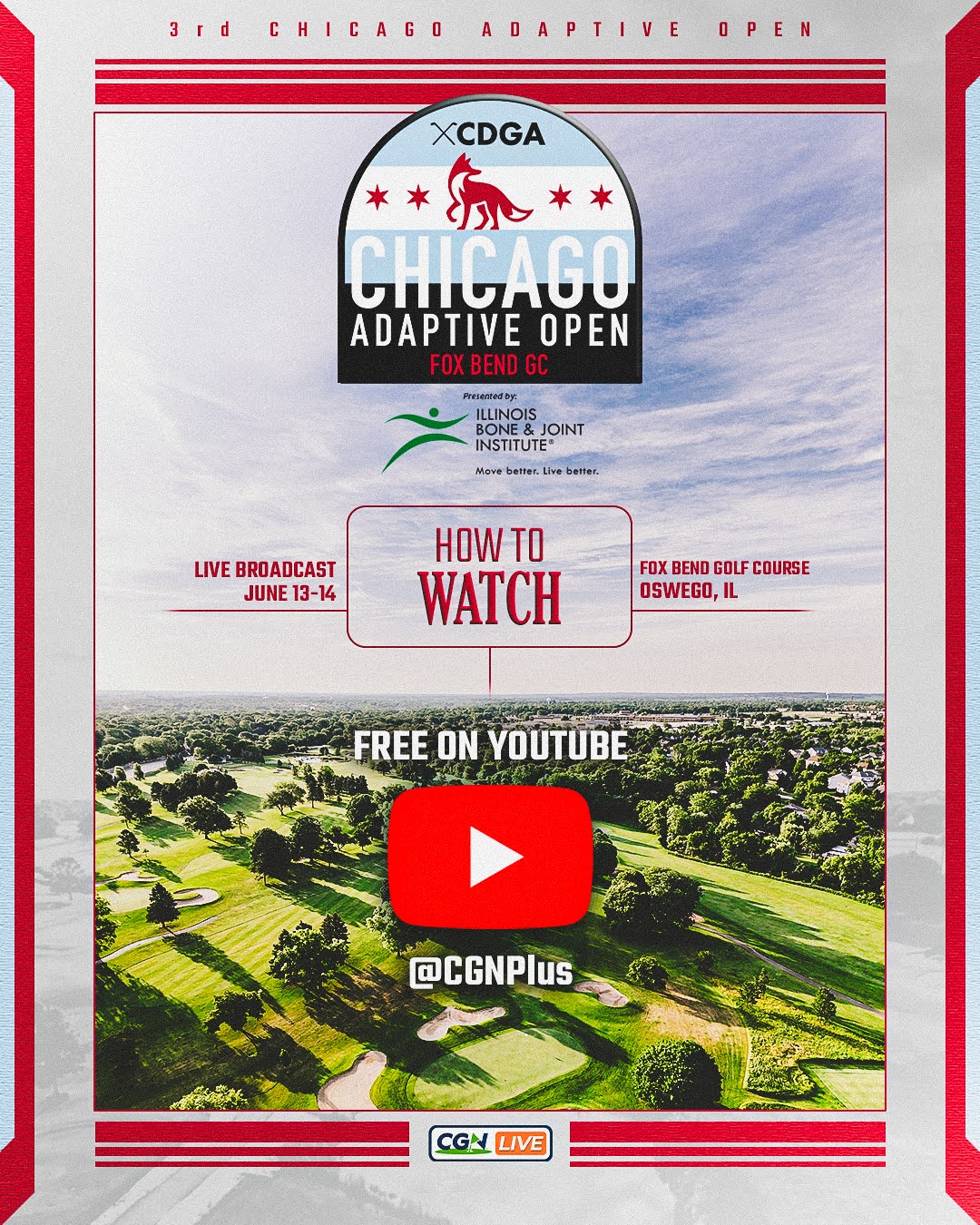 Chicago Adaptive Open 2026 How to Watch Guide